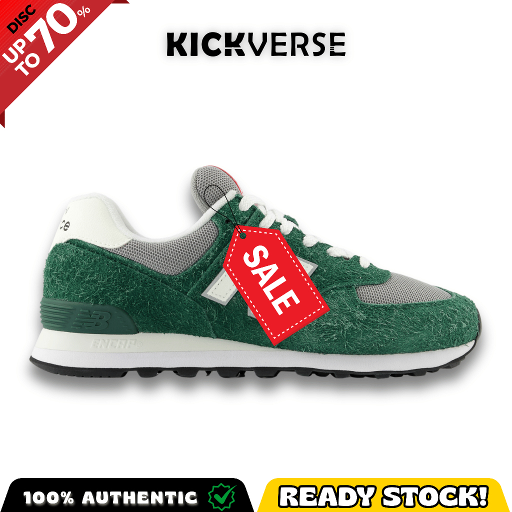 Sepatu Sneakers NB 574 Nightwatch Green Suede Original
