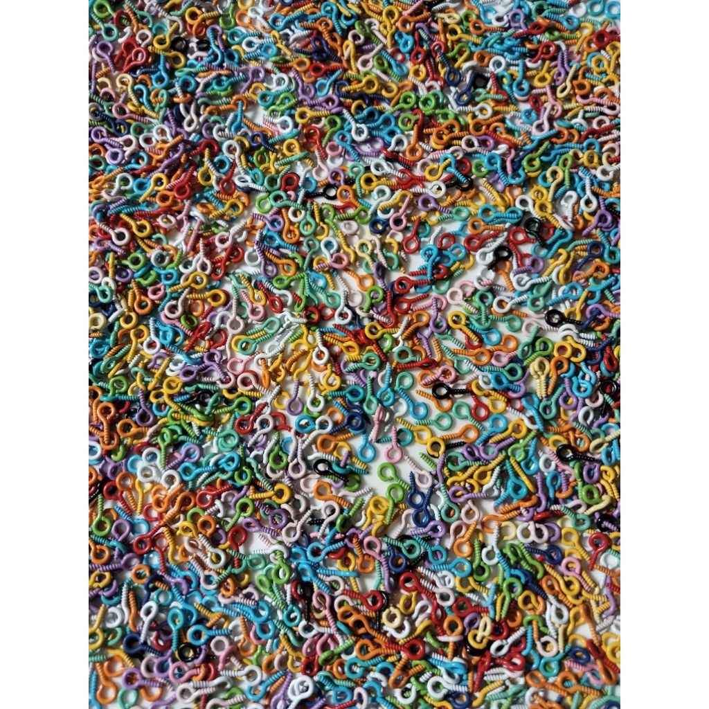 Craft DIY Paku Ulir 5x10 Bahan Besi 100 Pcs