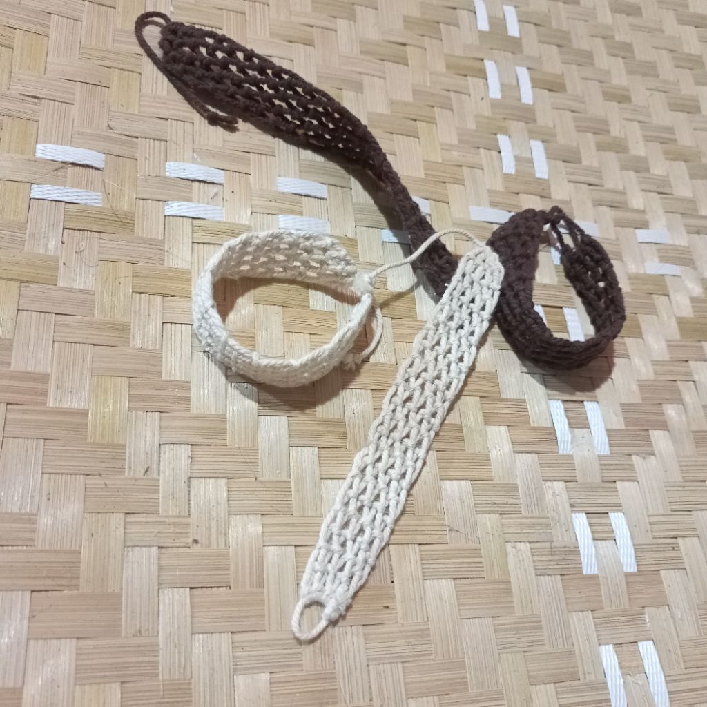 Gelang Rajut Jaring Unik Aesthetic Khas Baduy