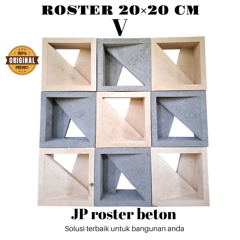 Roster beton minimalis | roster beton | loster minimalis modern | roster dua sisi | roster minimalis