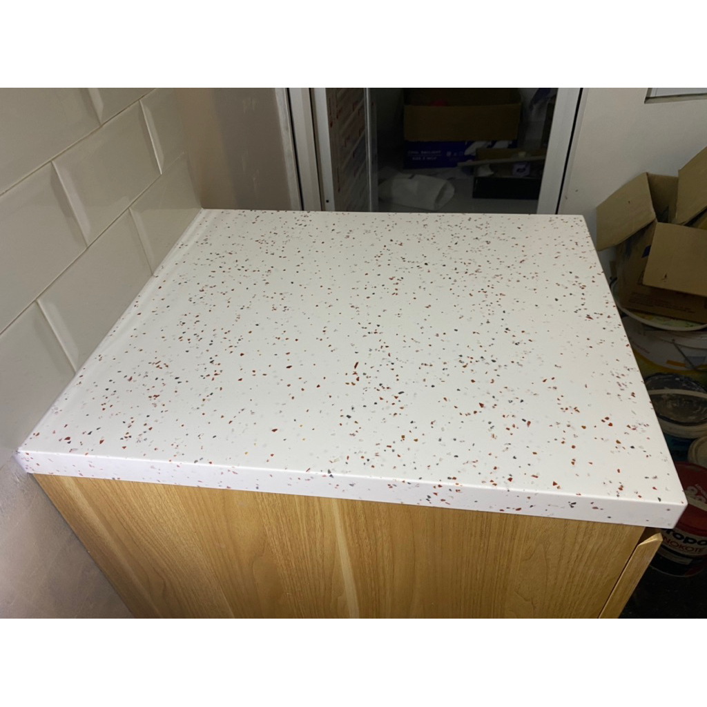 Solid Surface Top Table Kitchen Set Spesialis Interior