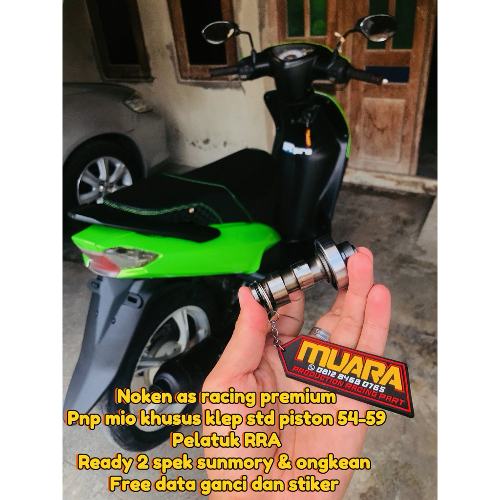 noken as racing premium pnp mio sporty 5TL mio smile mio soul fino karbu spesial klep standar extrim