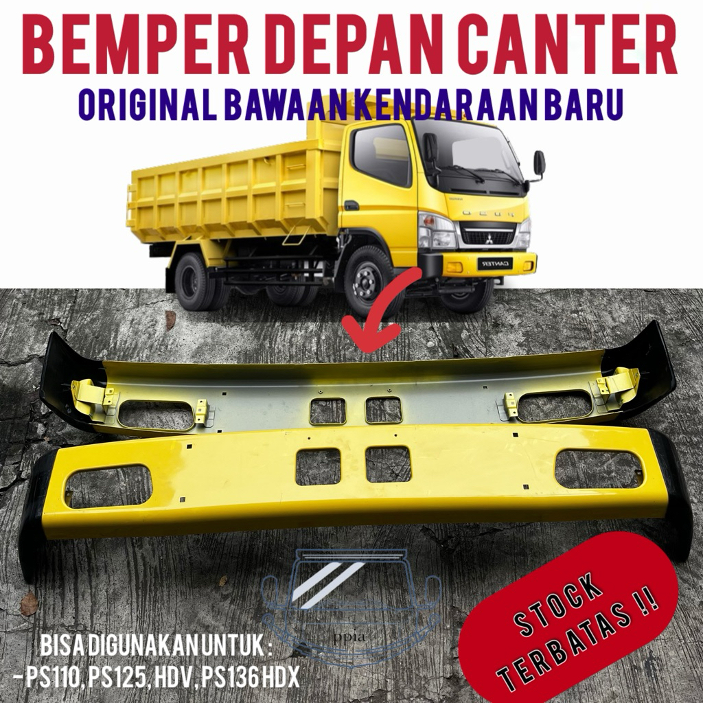 Bemper depan CANTER ORIGINAL bawaan mobil MK548743 / Bemper canter SET PIPI BEMPER / Bumper PS110 PS