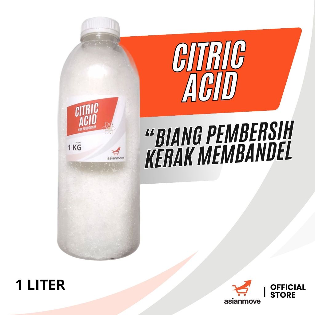 Citric Acid Sitrun Citrun 1kg Citrun Acid Biang Citrun 1kg Pembersih Pakaian dan Pembersih Kerak Kam