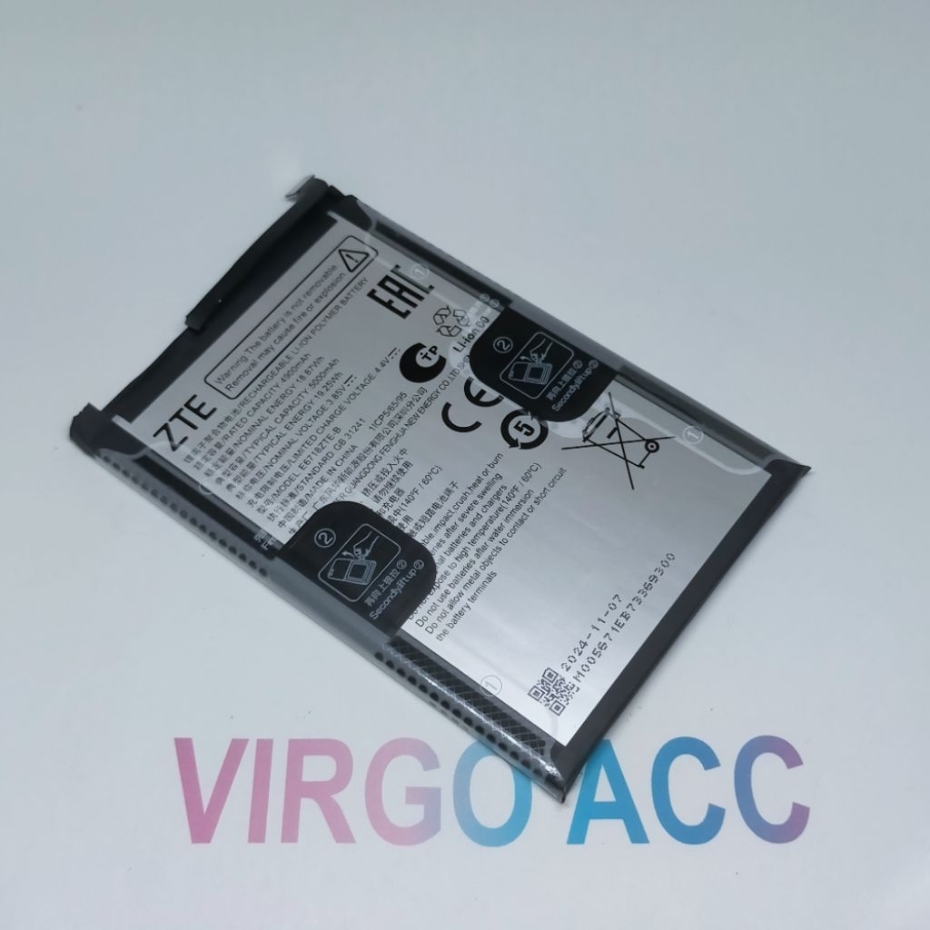 Baterai Batre Battery ZTE Blade A35 E6718ZTE-B Battery Copotan