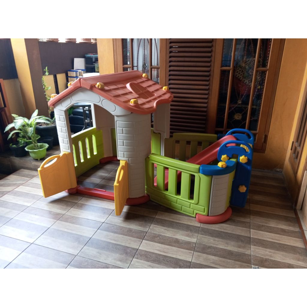 PRELOVED PEROSOTAN PROSOTAN PLOSOTAN GROW N UP DOUBLE SLIDE MAINAN ANAK TOBEBE LITTLE TIKES STEP2 ST