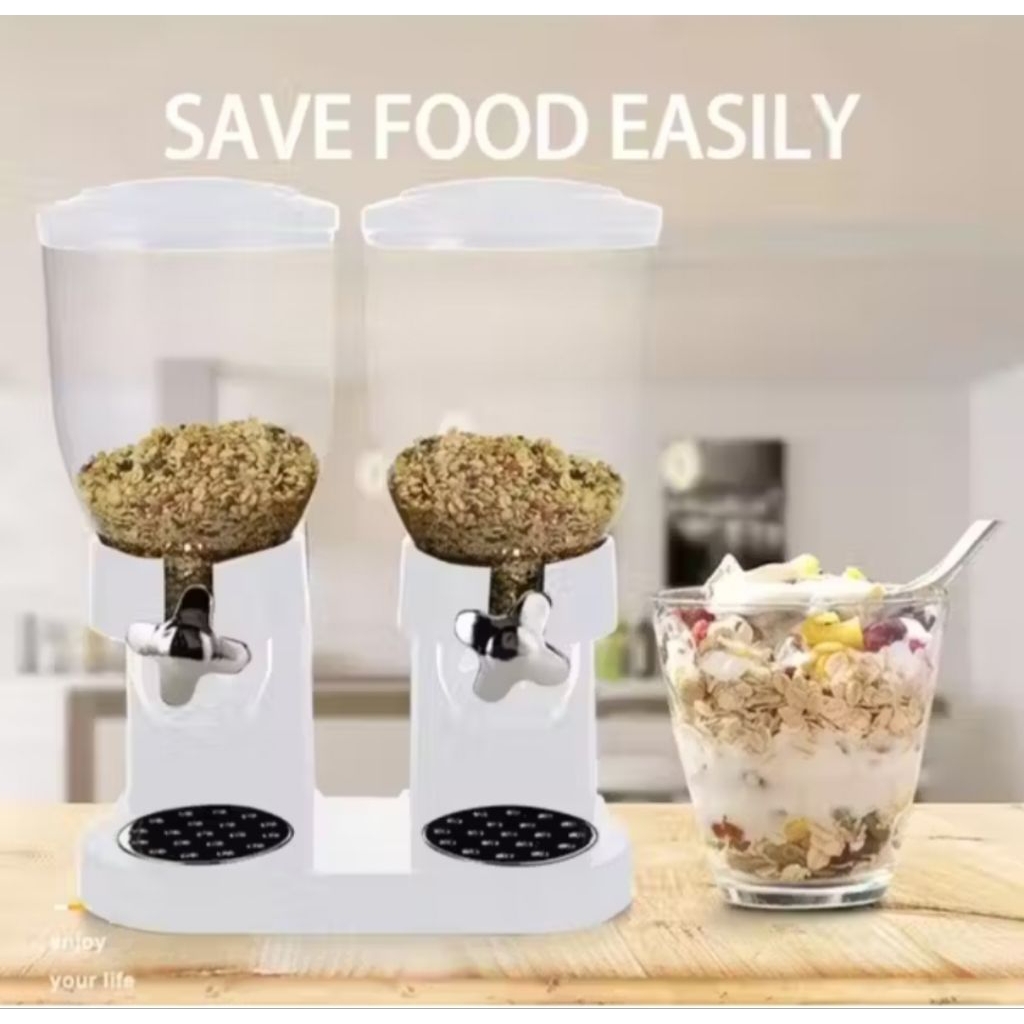 Dispenser sereal makanan breakfast panty multifungsi  food storage / mesin penyimpanan makanana