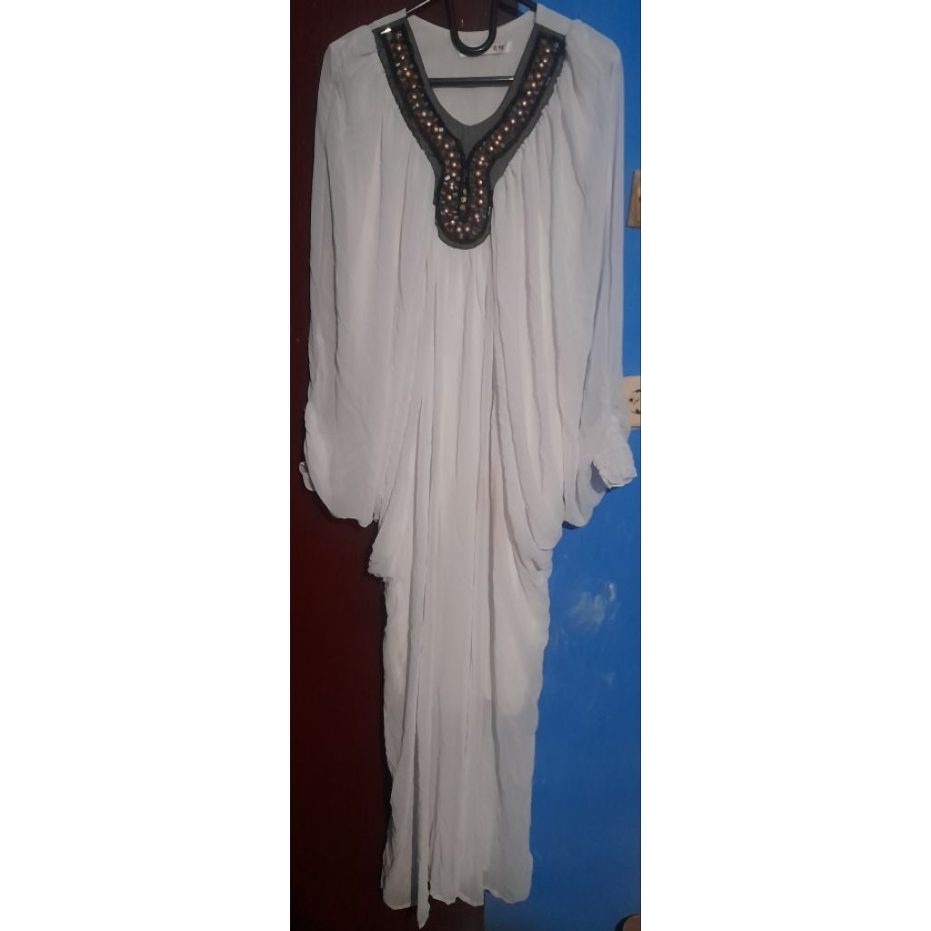 Preloved Gamis Tunik Putih