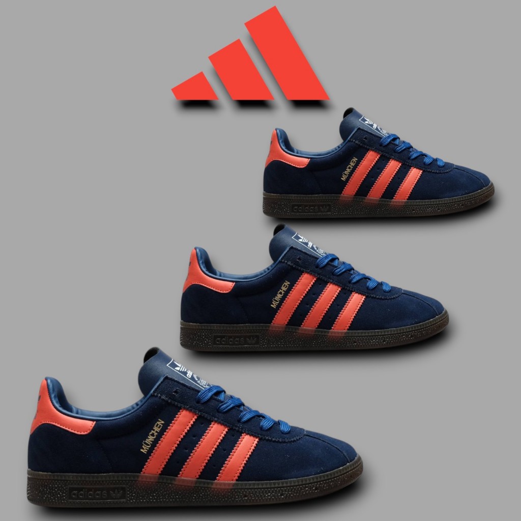 sepau casual ADIDAS Munchen 'dark Solar Red - Blue