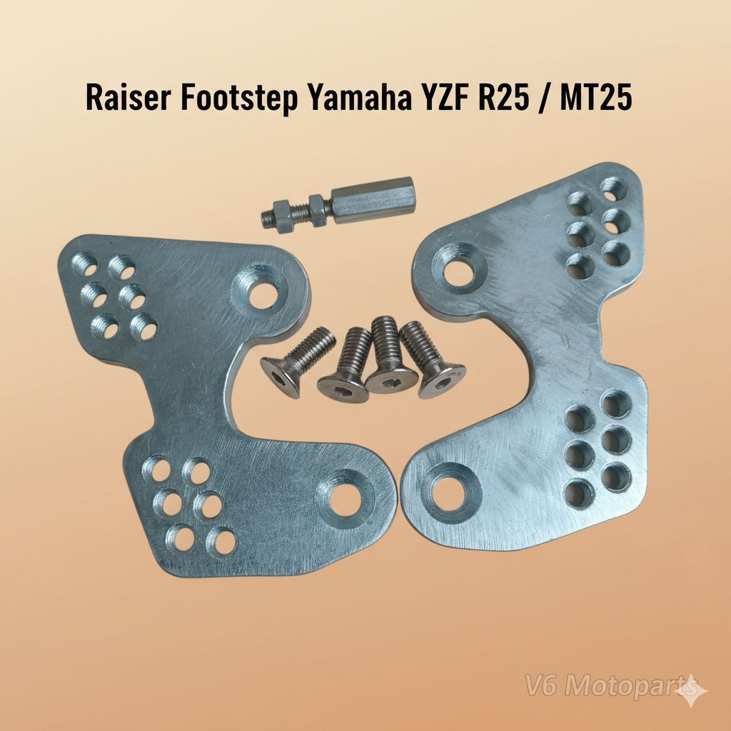Raiser Footstep Yamaha R25 Silver