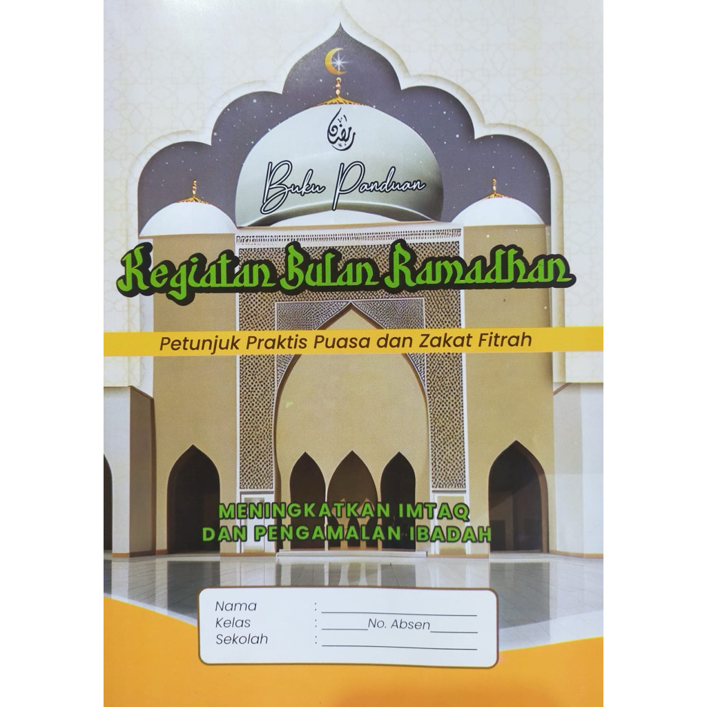 BUKU KEGIATAN RAMADHAN