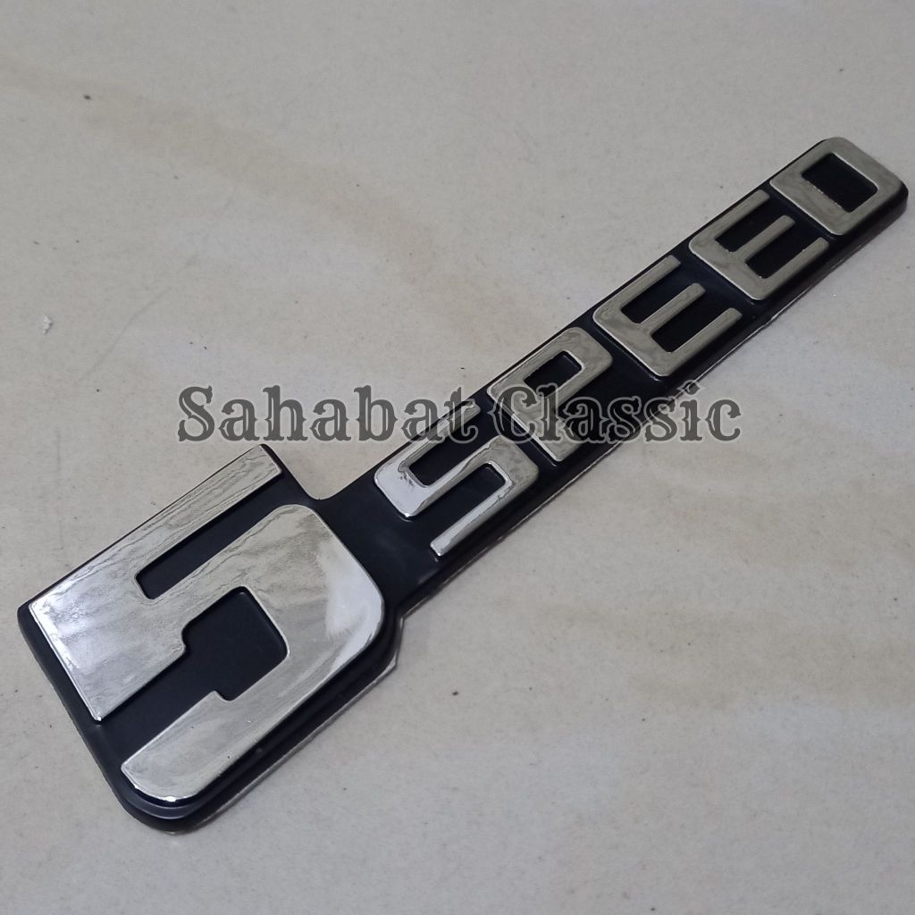 Emblem Logo Tulisan 5 Speed  Daihatsu Taft Rocky Feroza Hiline New Produk