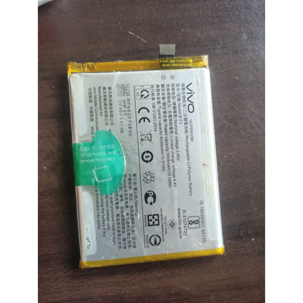 Batrei Ori Copotan Vivo Y91