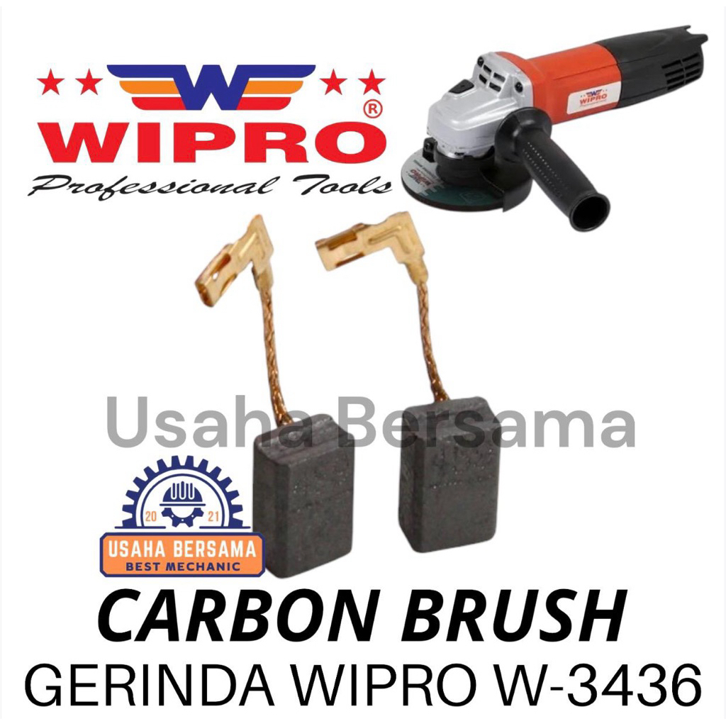 CARBON BRUSH GERINDA W3436 WIPRO BROSTEL GERINDA WIPRO W 3436