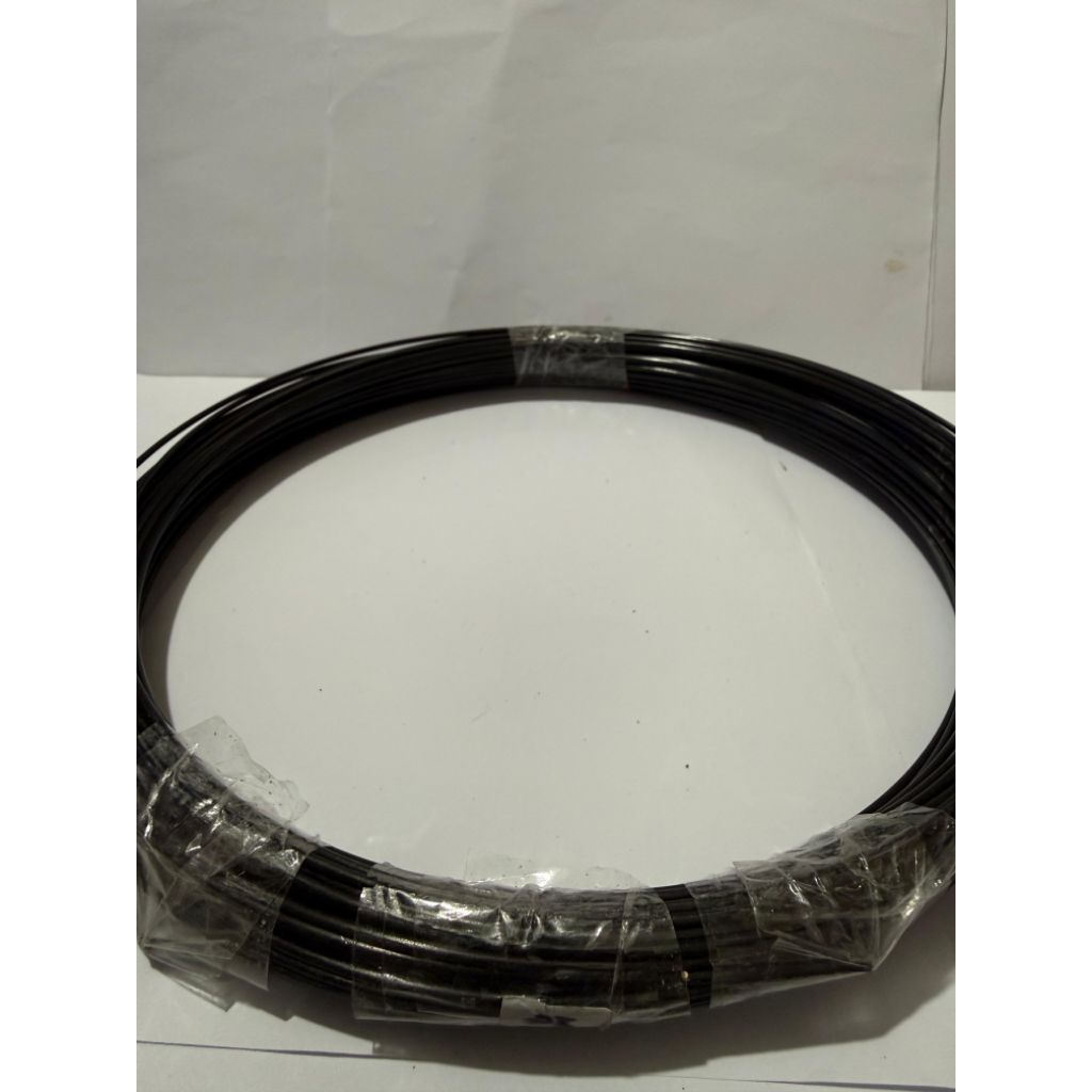 Ruji Fiber  hitam 2.5 mm 50 meter hitam asli jeruji fiber hitam