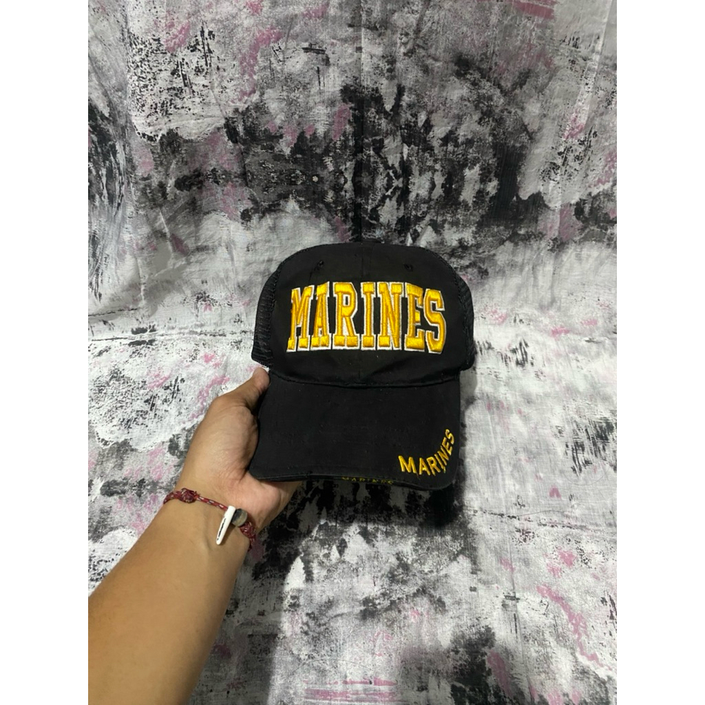 topi trucker army usmc