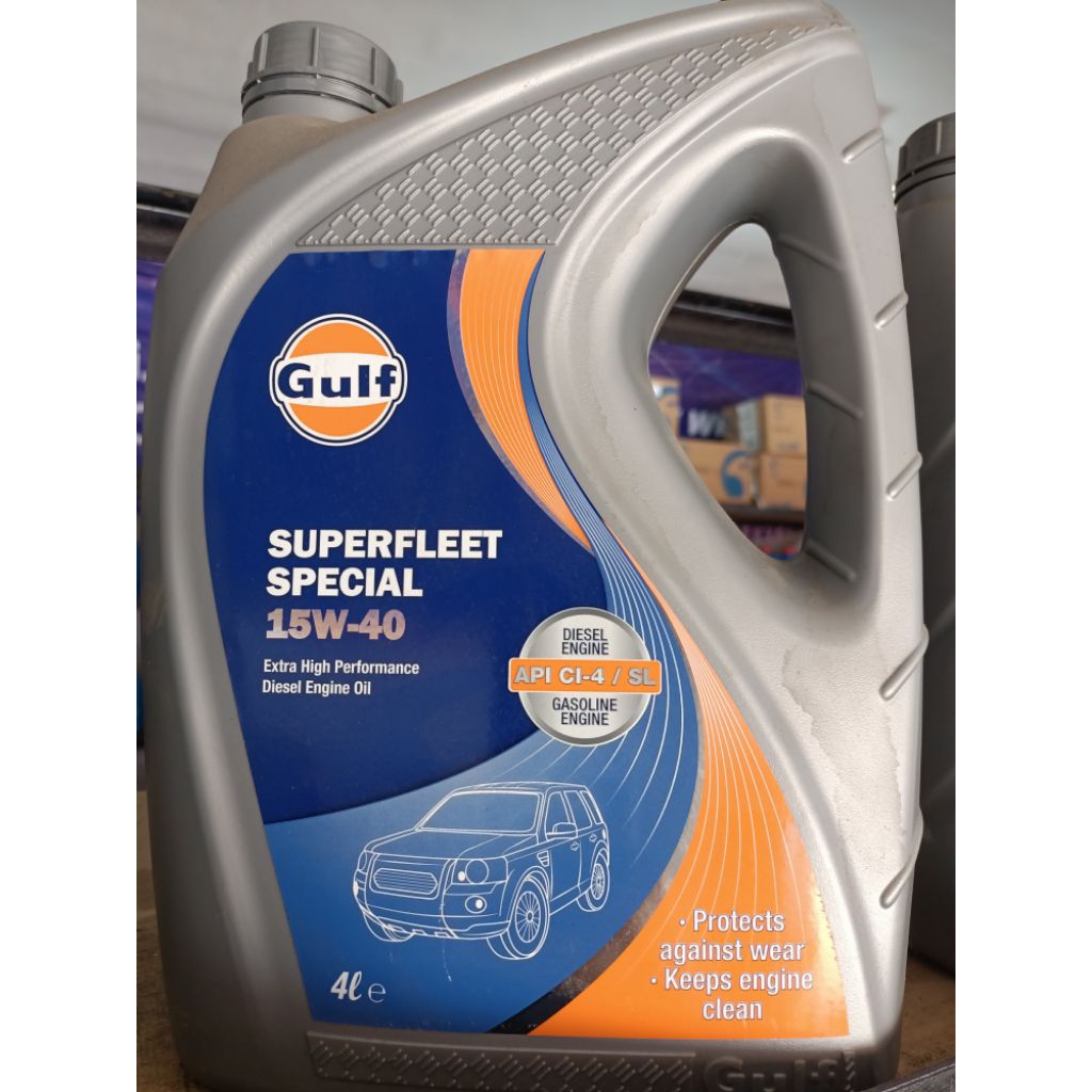 Gulf oli Mobil Superfllet Diesel 15w-40 4L