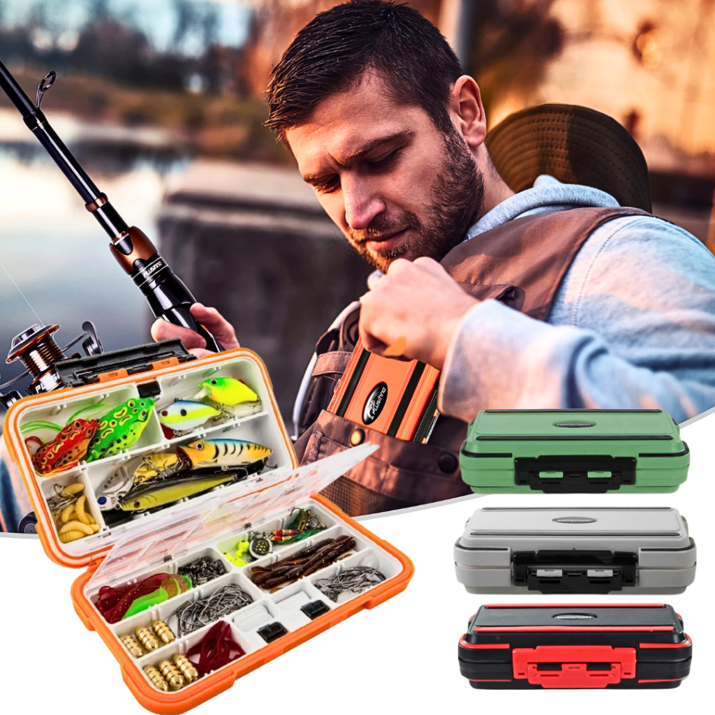 TaffSPORT Kotak Box Kail Pancing Set Lengkap Tackle Waterproof - DY029