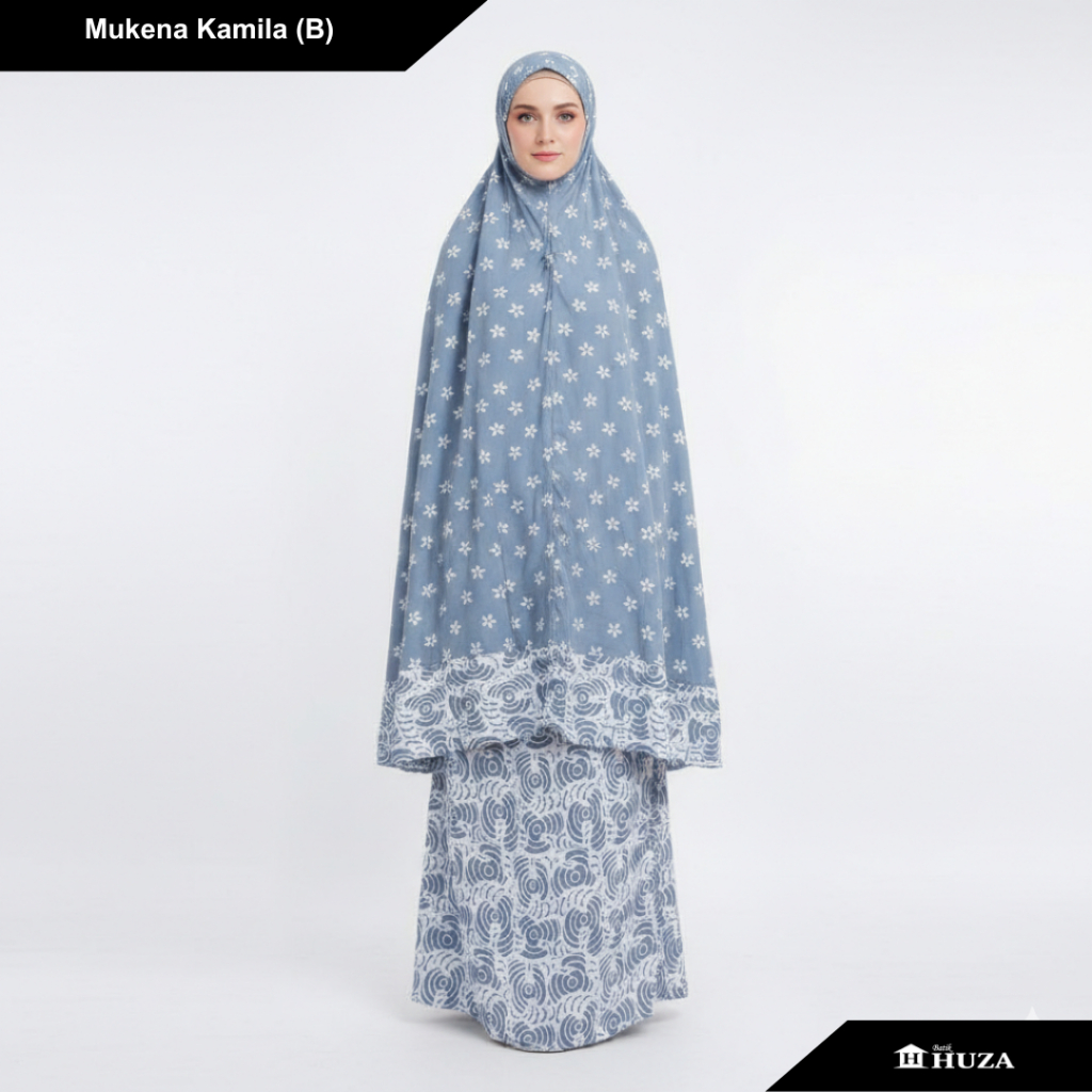 Batik Huza Mukena Batik Dewasa Mukena Kamila (B)