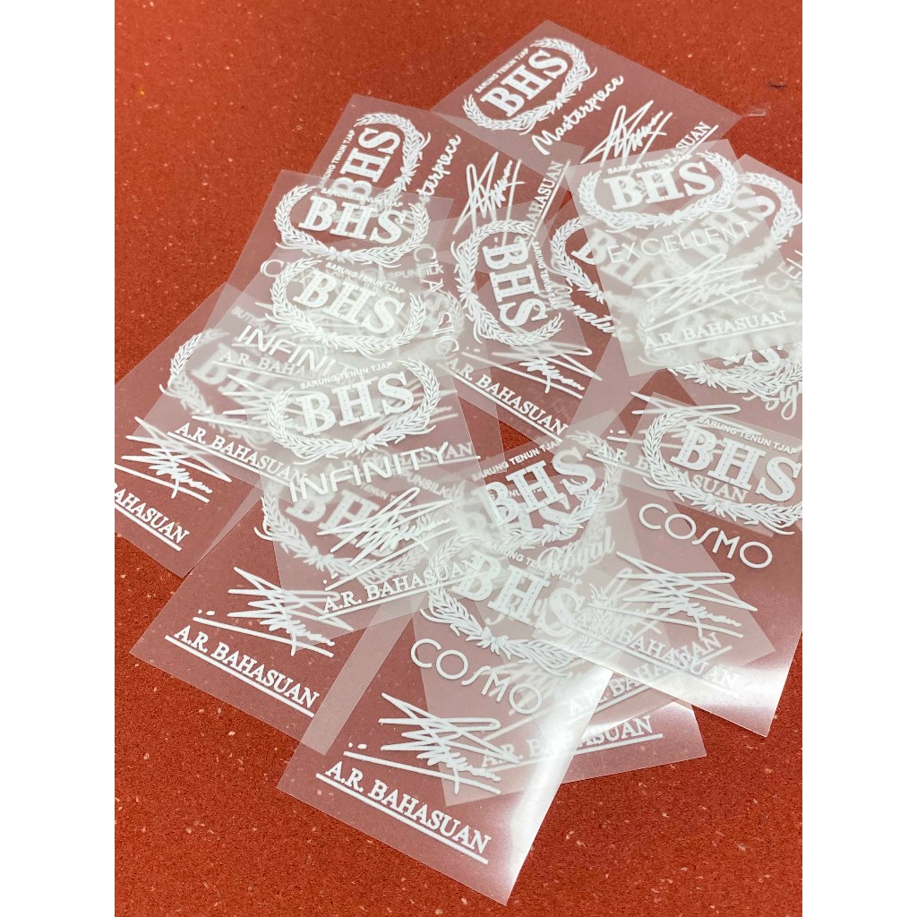 Sablon Label Sarung Custom Request