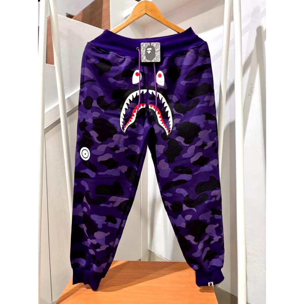 CELANA PANJANG BAPE UNGU CAMOO