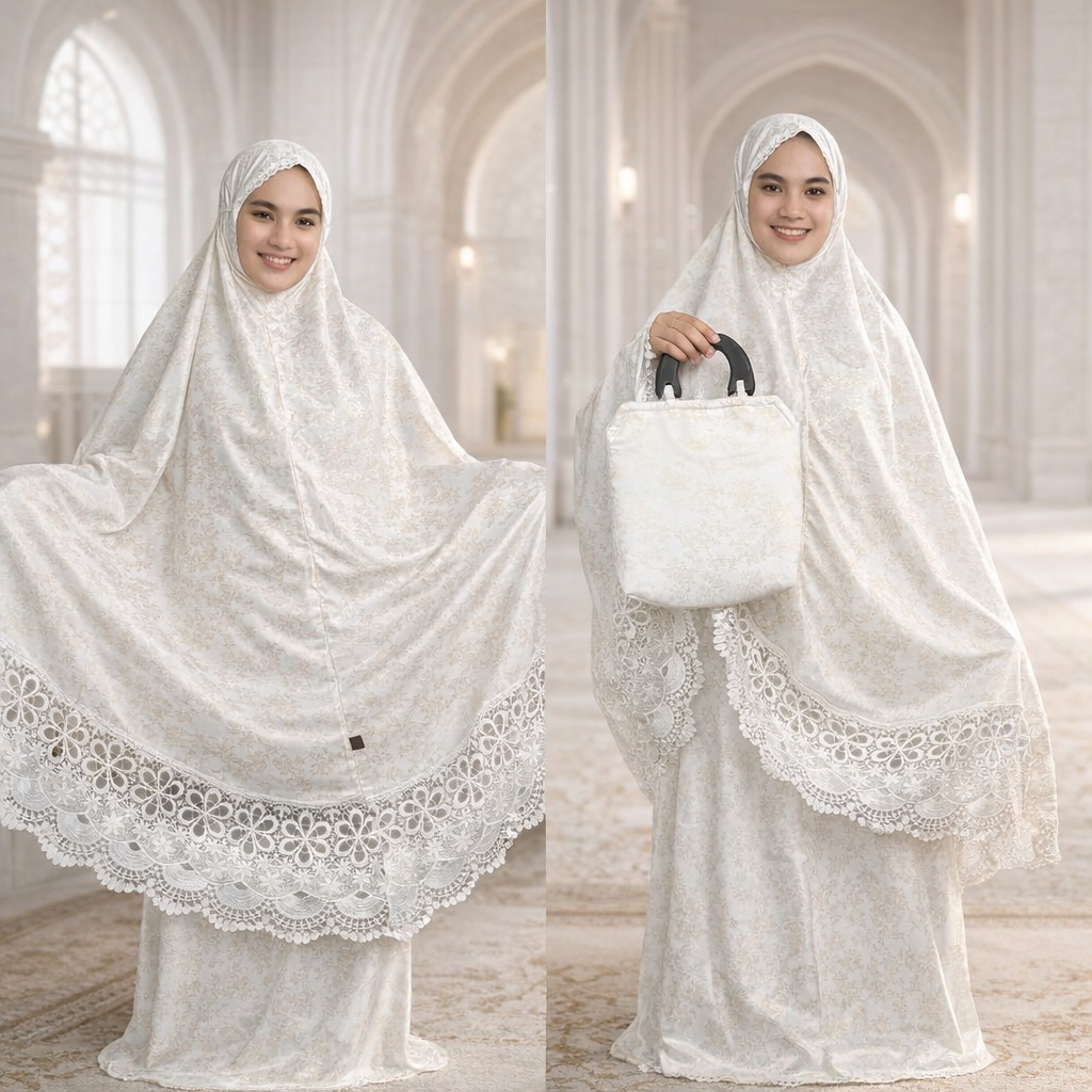 MUKENA SEROJA / MUKENA MUSLIMAH / MUKENA SHOLAT