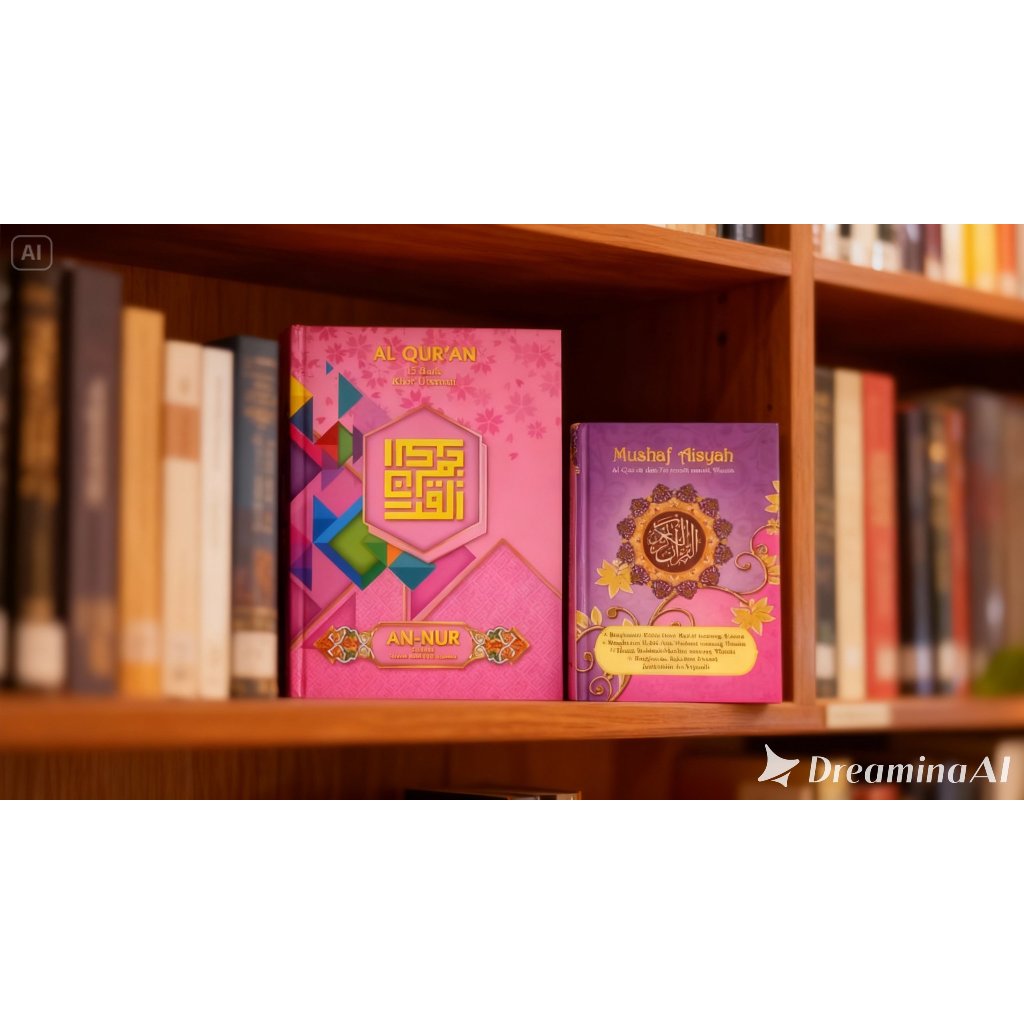 Al Qur an Pink  A5  Murah & Al Qur an dan terjemah Mushaf Aisyah  pocket/saku pink untuk wanita