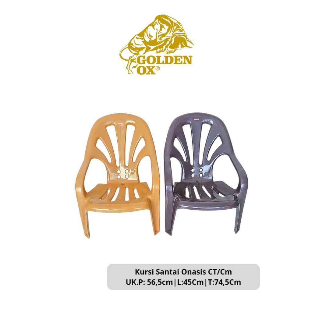 Kursi Santai Plastik / Kursi Sandar / Kursi plastik / Kursi taman / Kursi santai plastik
