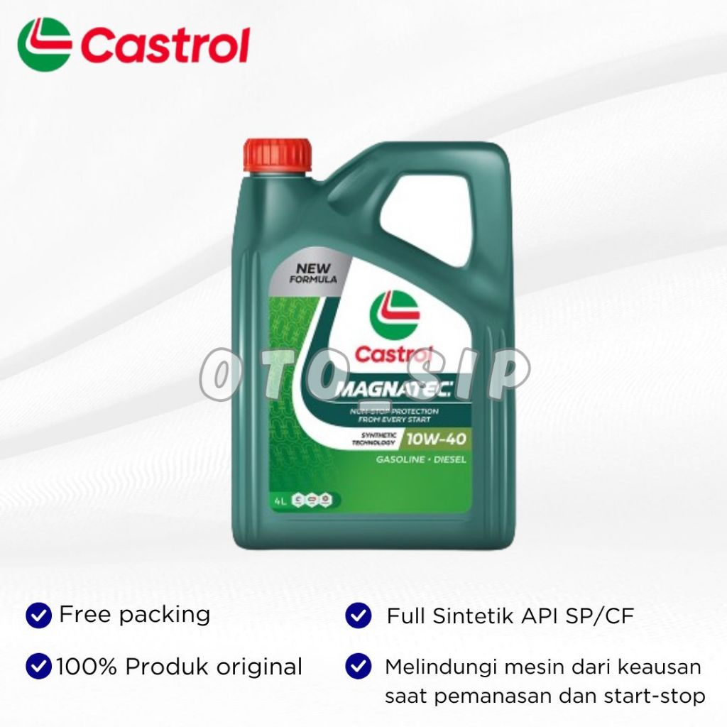 Oli Mesin Mobil Castrol MAGNATEC 10W-40 (4L) Oli Mobil Bensin/ Diesel