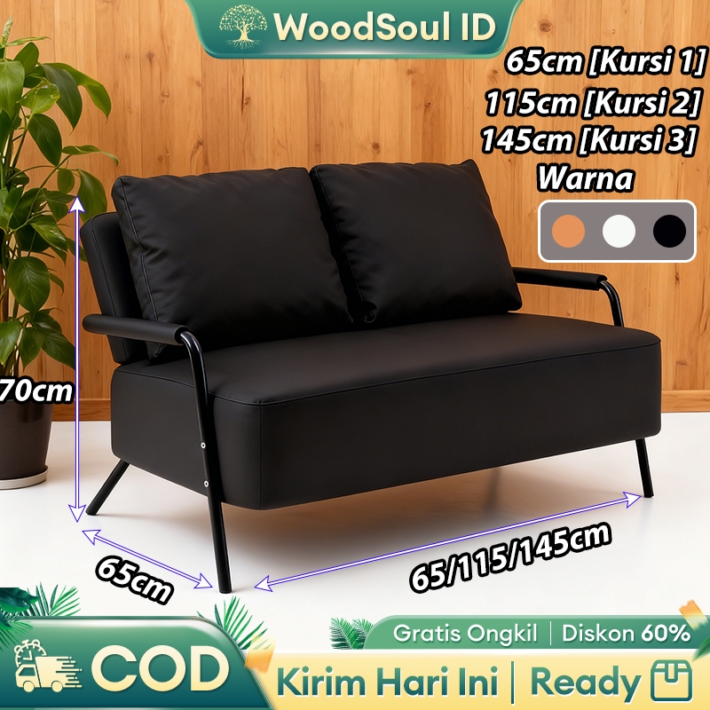 Sofa santai depan TV Sofa 1 2 3 seater Kursi 115*65*70cm Lembut dan nyaman Bangku  Sofa ruang tamu