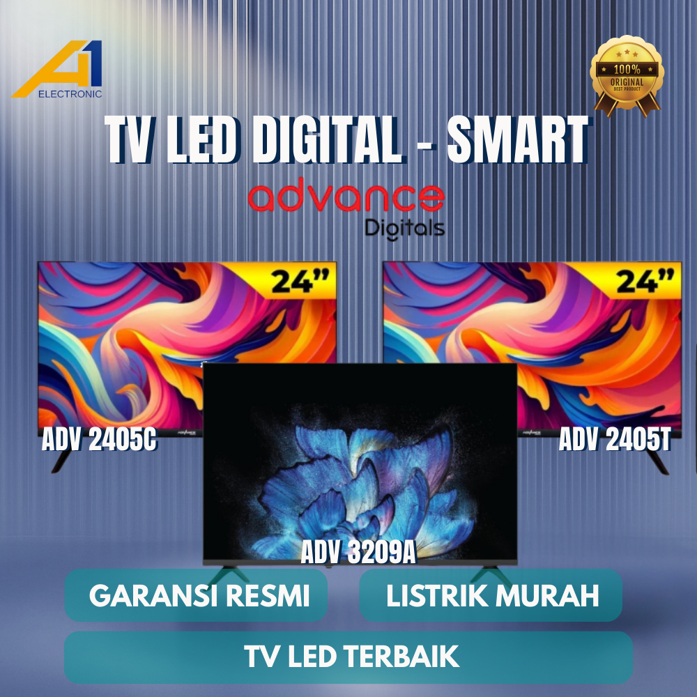 ADVANCE LED TV ADV 2450C | ADV 2405T | ADV 3209A Bluetooth Smart Android TV 24 Inch | 32 Inch
