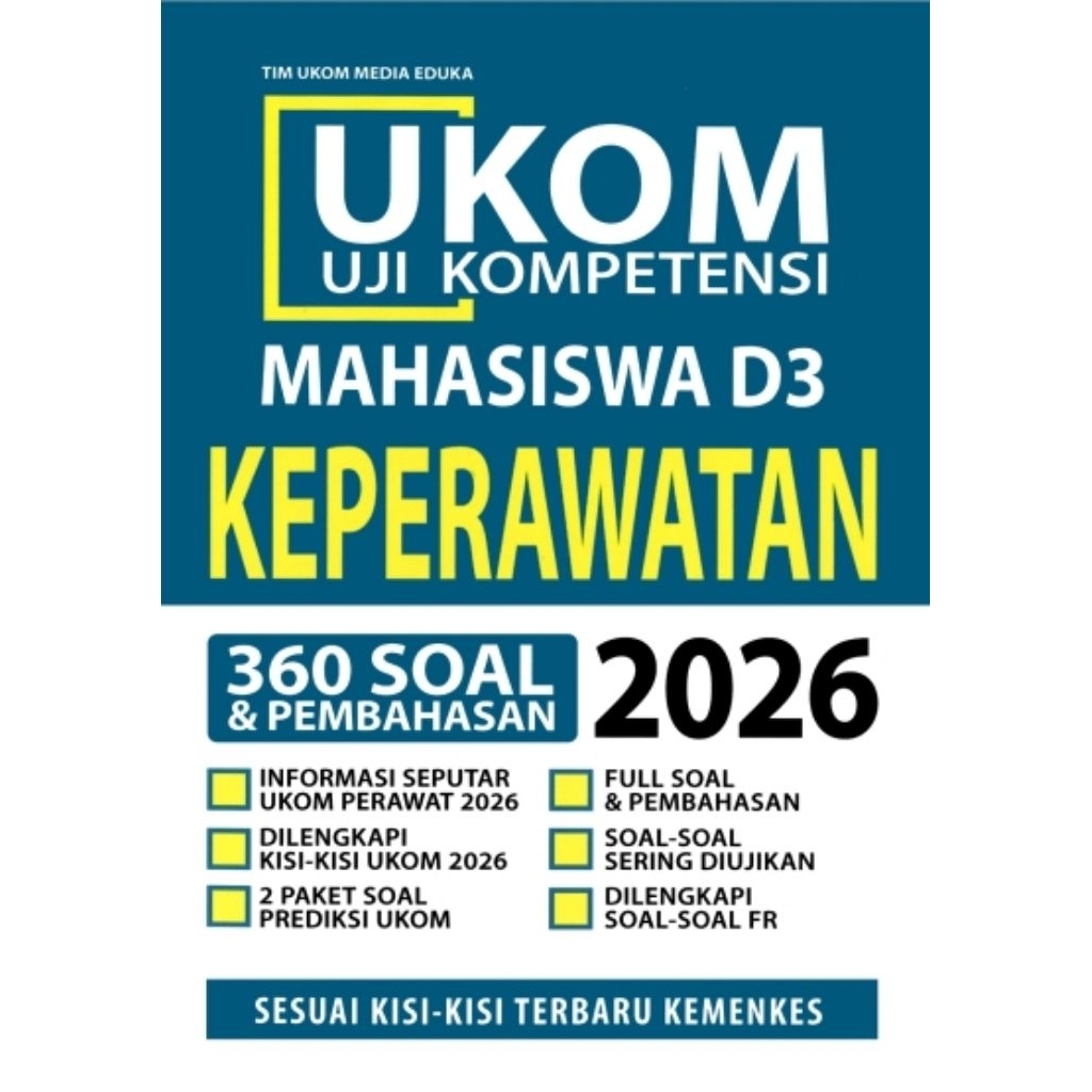 Buku Ujian Kompetensi Mahasiswa D3 Keperawatan 2026