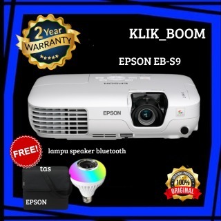 Epson EB-S9 Proyektor Data 2500 Lumens Putih untuk Bisnis