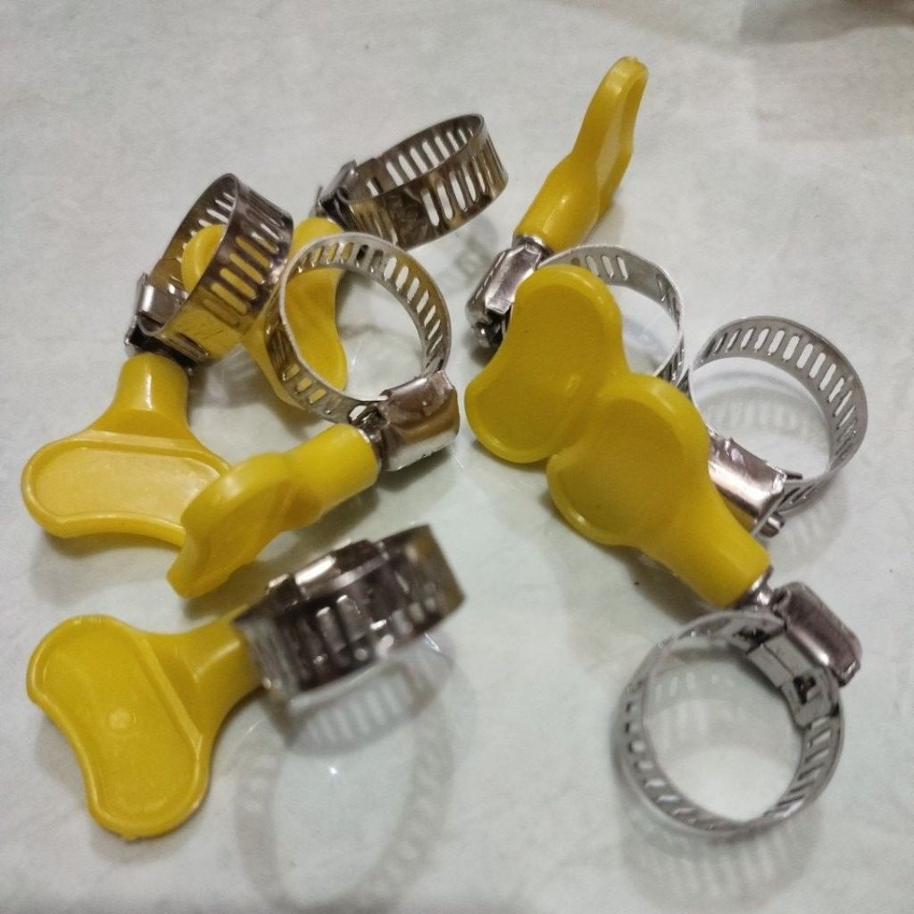 Klem Selang Clamp Kuning 7/8 Klem Selang Kuning