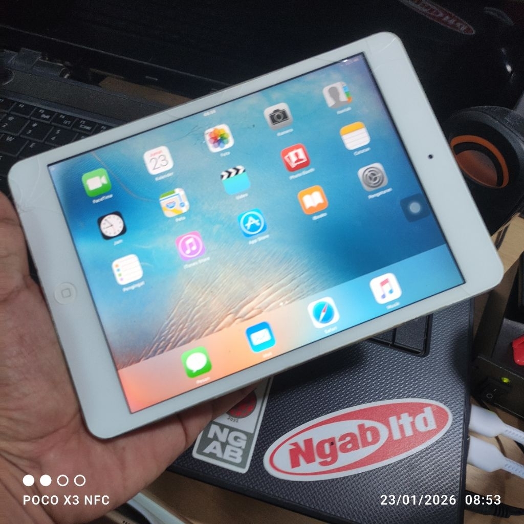 ipad mini 32GB WiFi only minus TS pecah cek deskripsi