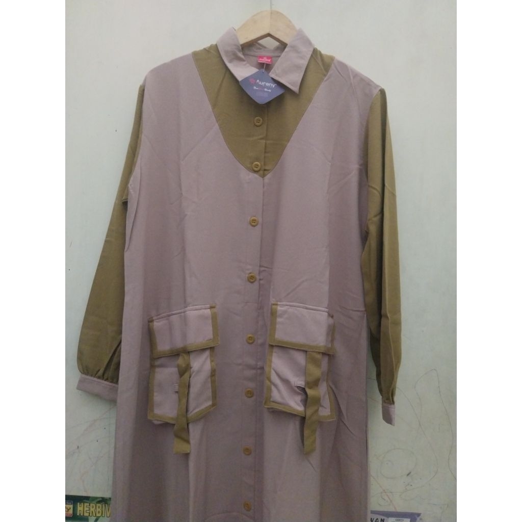 gamis nibras Aurany #nibras #gamisolive #aurany