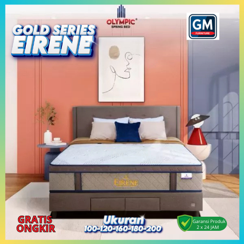 OLYMPIC Springbed Gold Series EIRENE Pocketed Spring Busa Pegas Medium Firm 100x200cm 120X200 160X20
