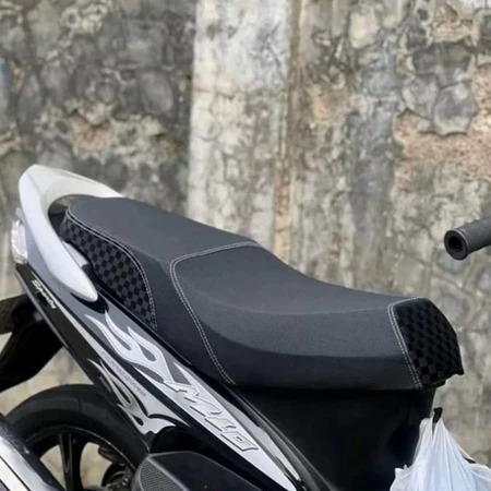 Cover Kulit jok Yamaha Mio Sporty Bahan Motif Amplas Mix Catur xride catur samping
