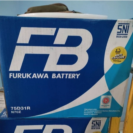 Aki Basah N70Z Furukawa Battery FB Premium 12V 75Ah