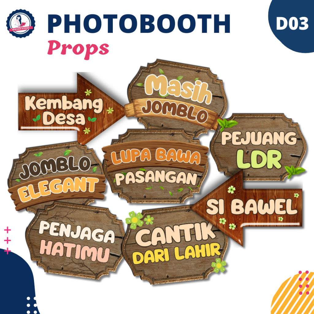 (isi 8)Aksesoris photobooth / photobooth property / Tulisann foto / props foto birthday custom khita
