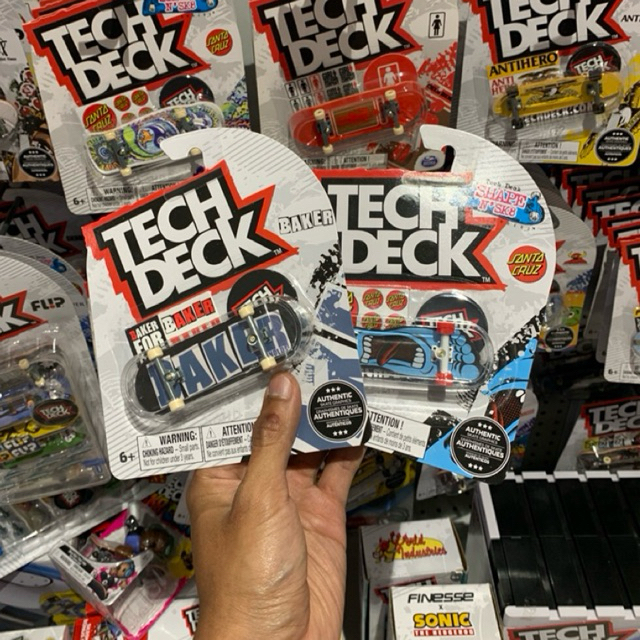 Tech Deck Basic Original Baker Santa Cruz Rare 2025