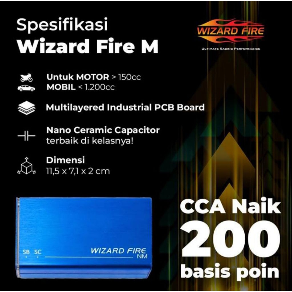 Wizard Fire Stabilizer Aki (Battery Stabilizer AkiCapasitor) M