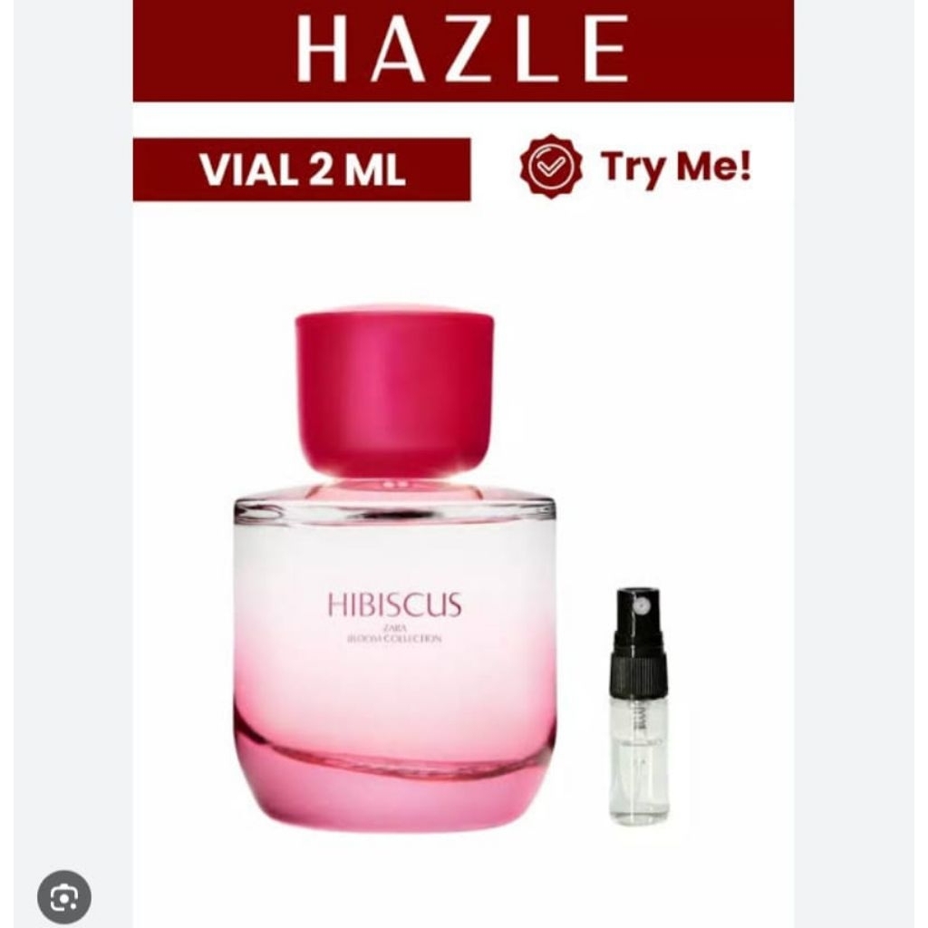 Parfum Zara Hibiscus For women 90ml Tutup botol bulat Kemasan baru /original reject no box eropa