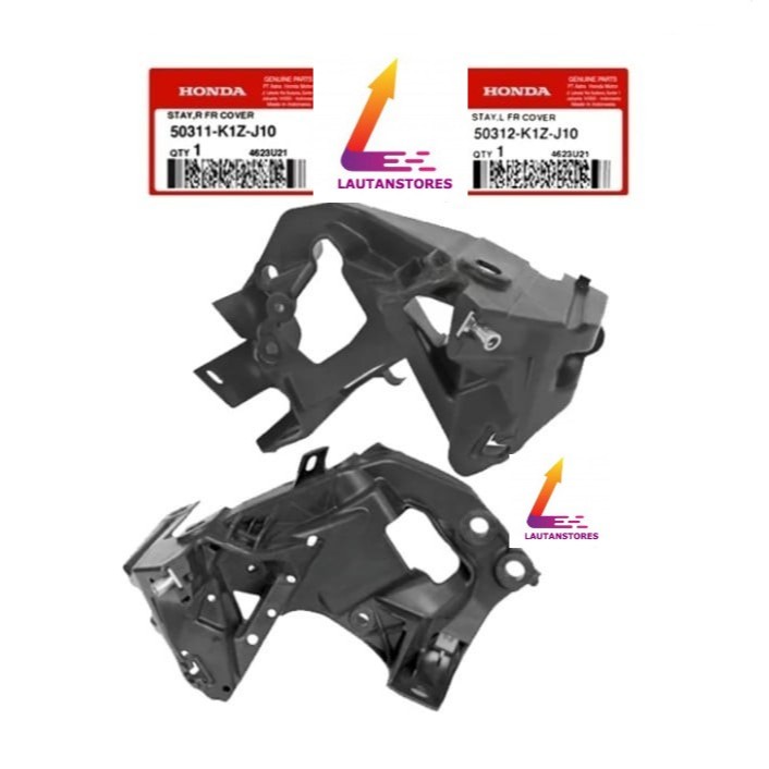 50312-K1Z-J10 50311-K1Z-J10 Panel Tameng Depan Kanan Stay R Kiri Stay L Fr Cover PCX 160