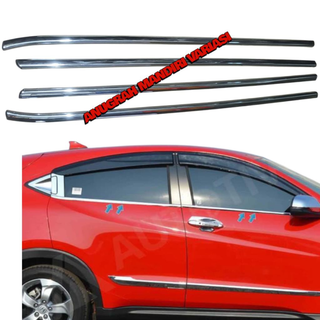 LIS KACA SAMPING/ WINDOW LINER HRV LAMA CHROME