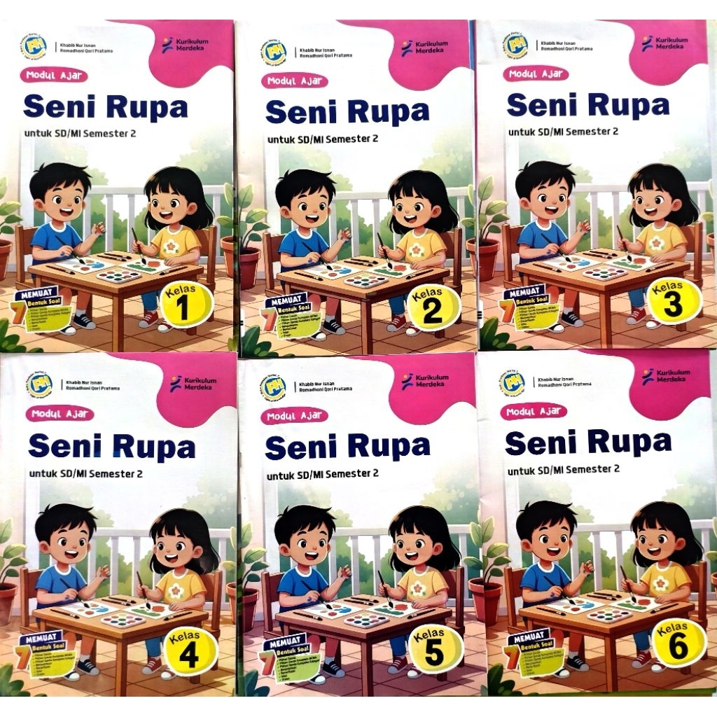 Lks Pustaka Persada Seni Rupa Kelas 1,2,3,4,5,6 Semester 2