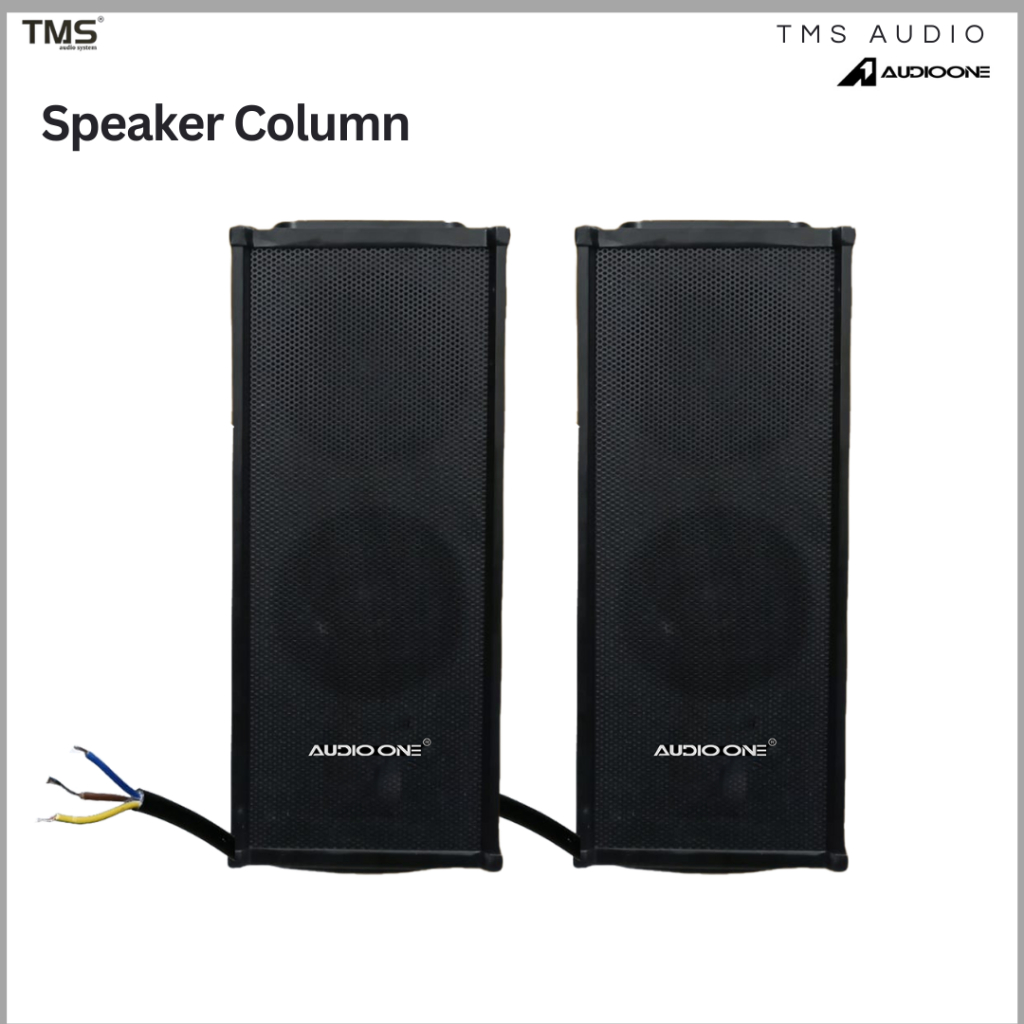 Speaker Column AUDIO ONE AO 102 C 2 X 5 Inch 10 Watt Sound System Instalasi 2 Box  I TMS AUDIO