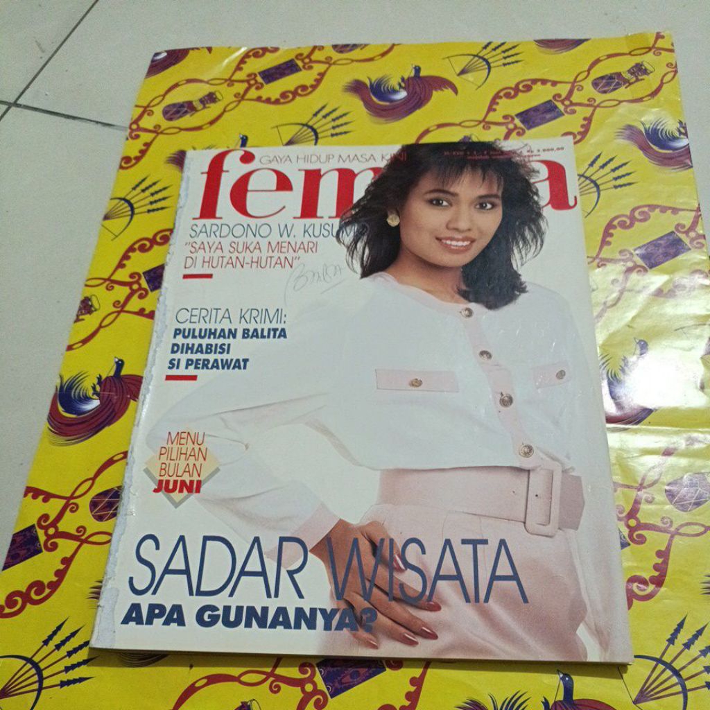 Majalah Femina Tahun 1989 - Sadar Wisata Apa gunanya?