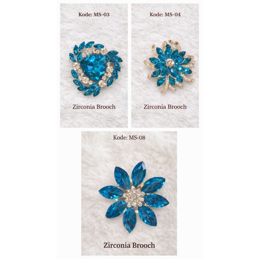 Bros Zircon Nuansa Biru