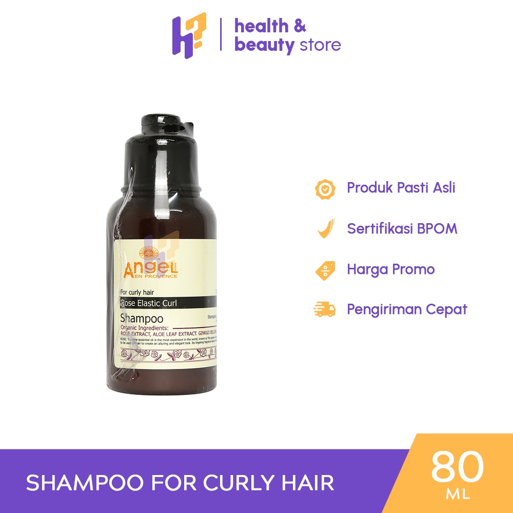 DANCOLY ROSE ELASTIC CURL SHAMPOO | Shampoo Rambut Kering, Rambut Lembut, Rambut Berkilau